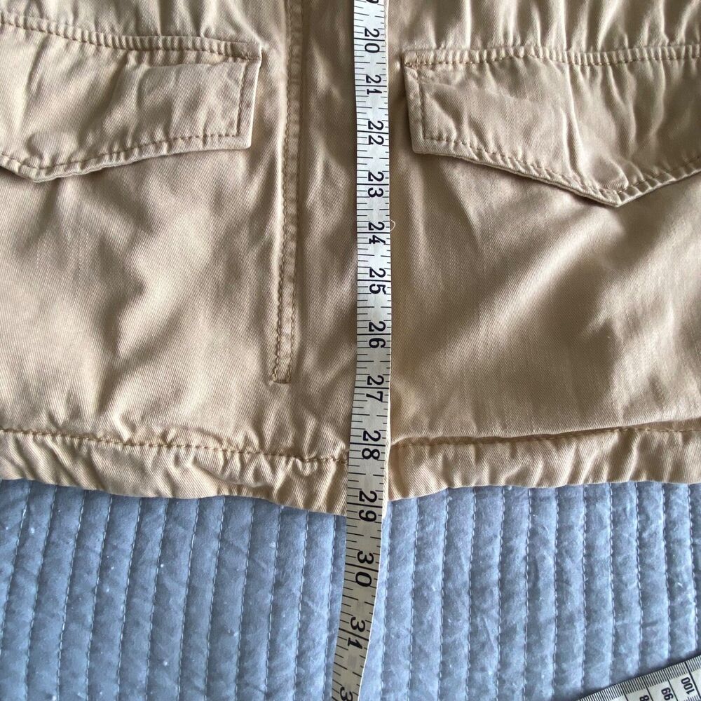 Universal Thread Women's XS Beige Utility Jacket Collared Button Front Casual - Picture 8 of 16